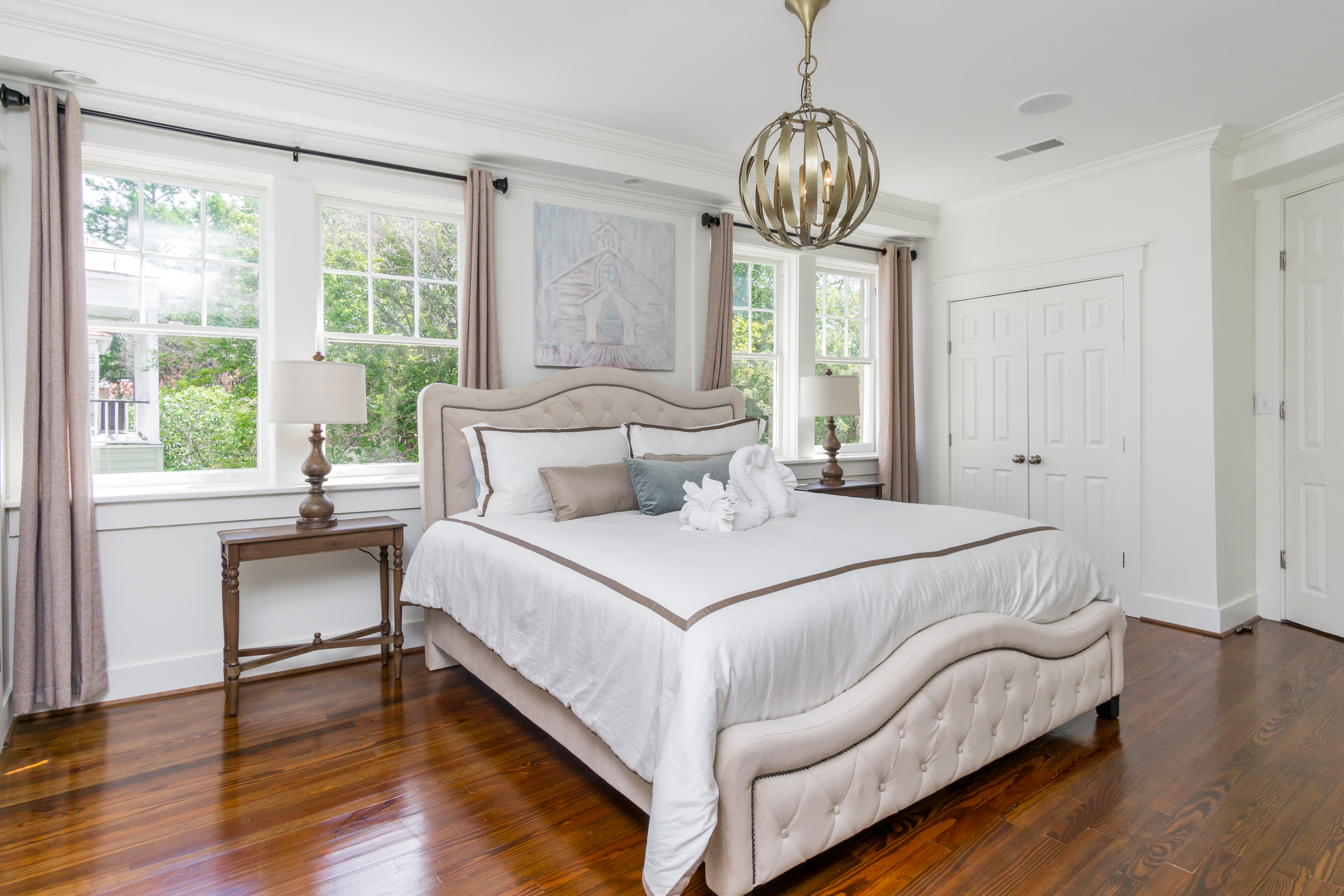 Bedroom interior photography